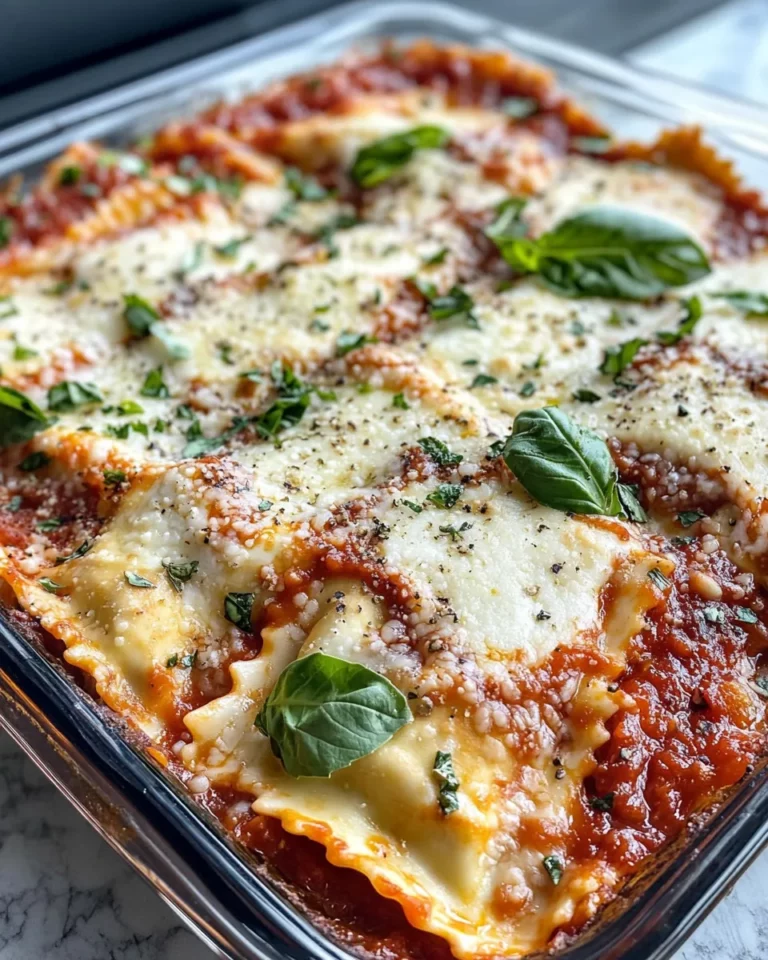 Homemade Baked Cheesy Ravioli with Marinara recipe photo
