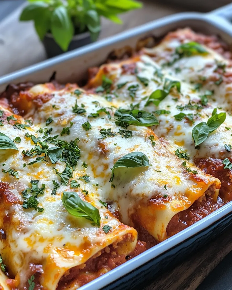 Homemade Baked Four-Cheese Lasagna Roll-Ups photo