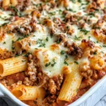 Homemade Baked Ziti with Fire-Roasted Marinara recipe photo