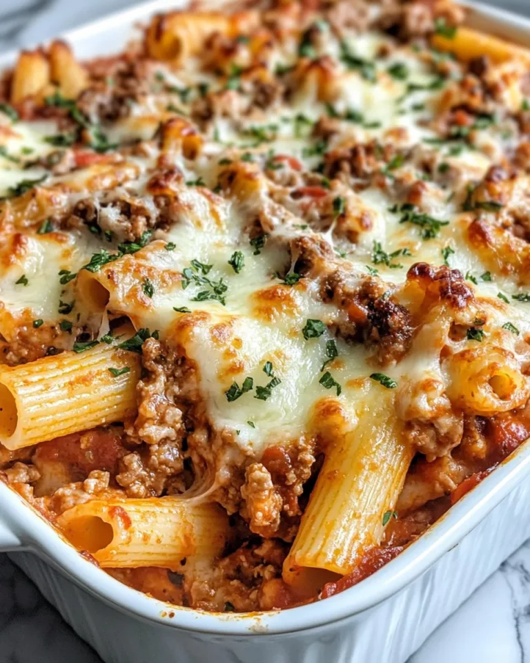 Homemade Baked Ziti with Fire-Roasted Marinara recipe photo