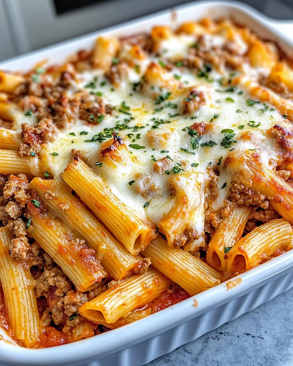 Delicious Baked Ziti with Fire-Roasted Marinara picture