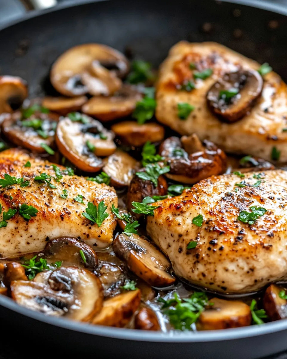 Classic Chicken Marsala with Mushrooms (Skillet) dish photo