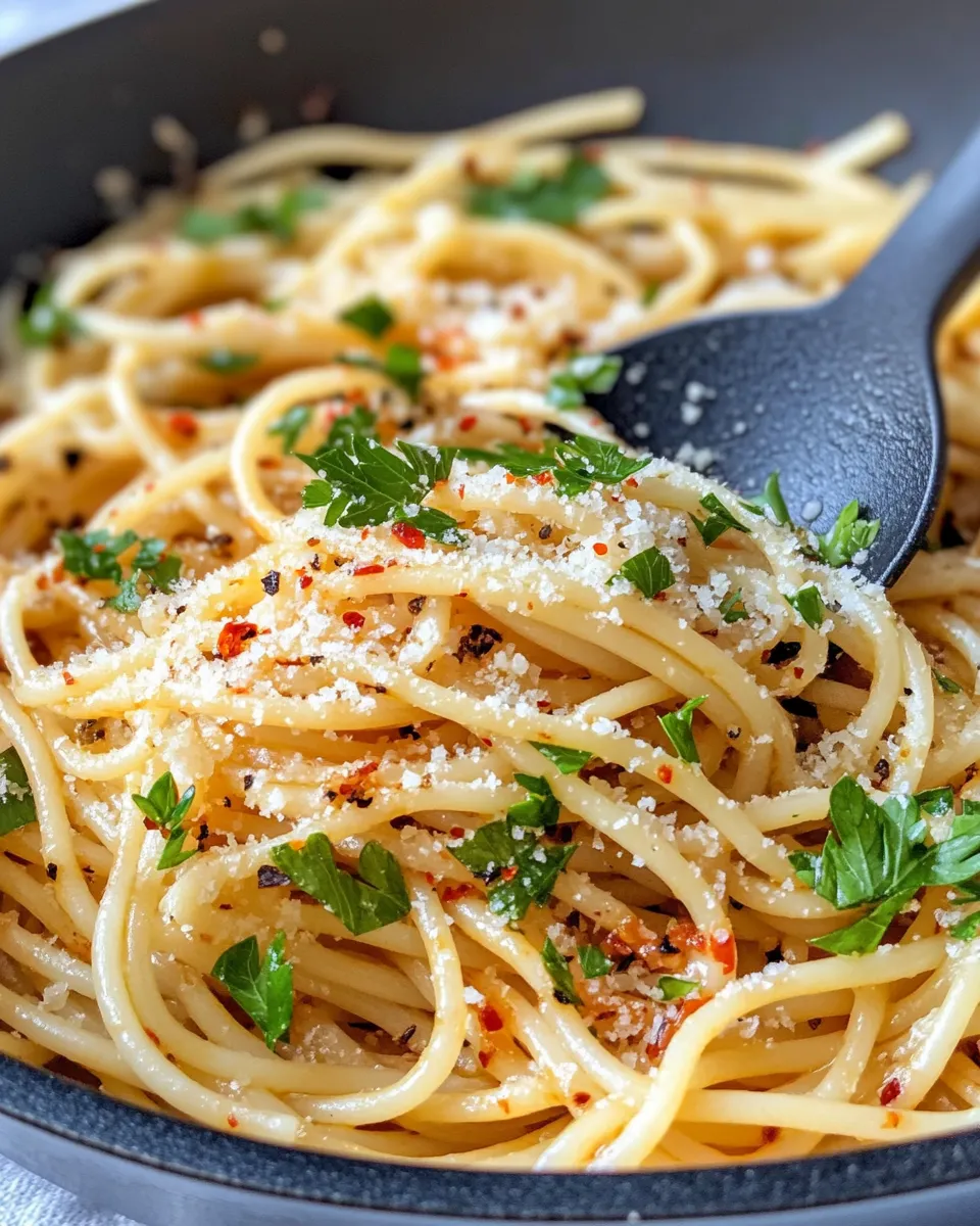 Classic Chili-Crisp Garlic Butter Spaghetti dish photo