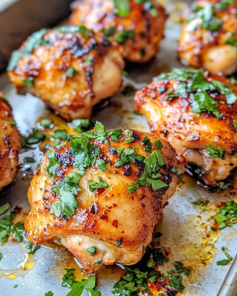 Homemade Chimichurri Chicken Thighs (Grill or Oven) photo