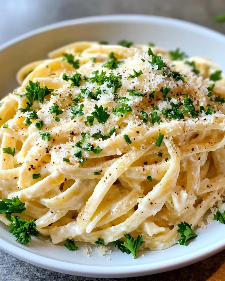 Homemade Classic Ultra-Creamy Alfredo Fettuccine photo
