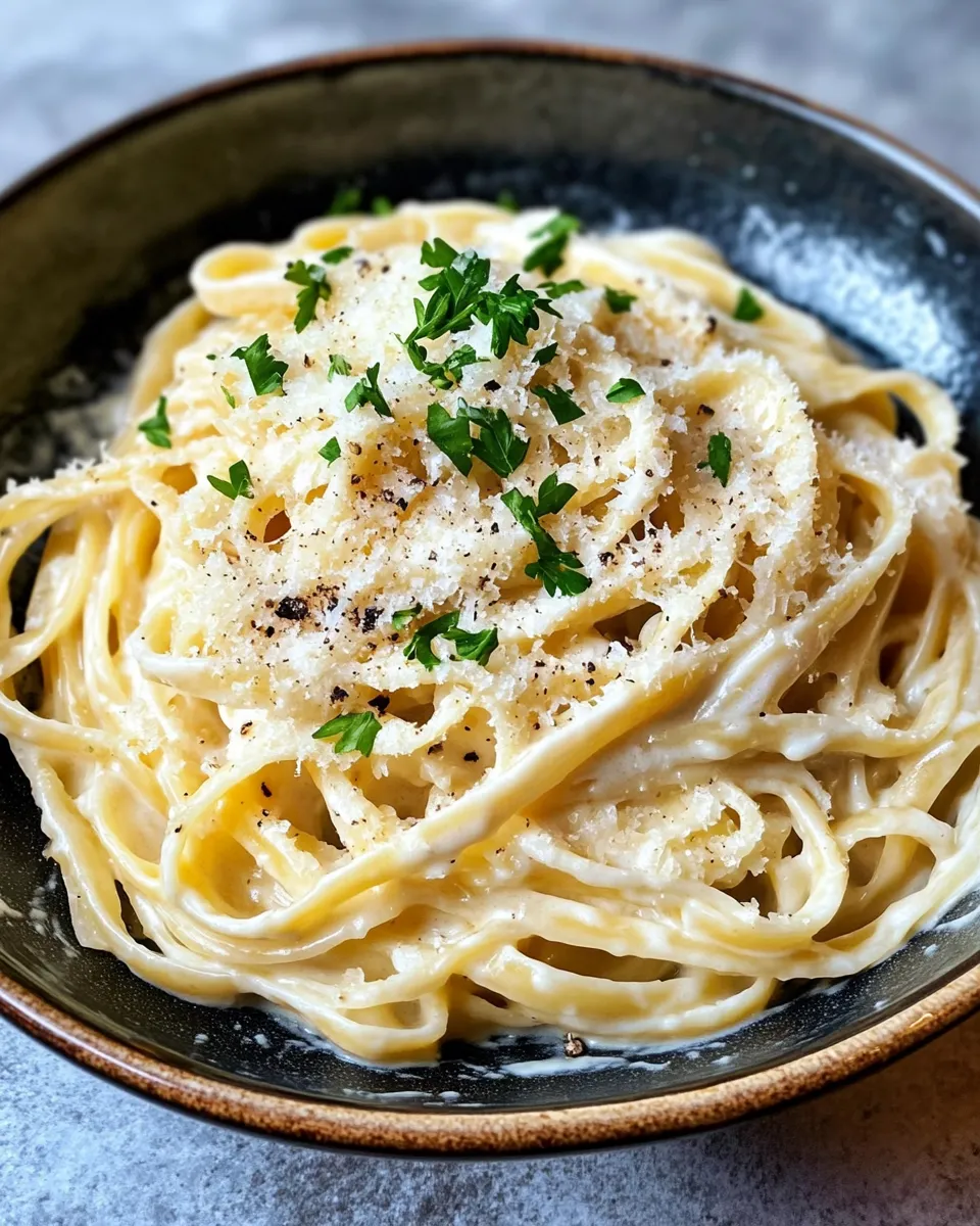 Delicious Classic Ultra-Creamy Alfredo Fettuccine recipe photo