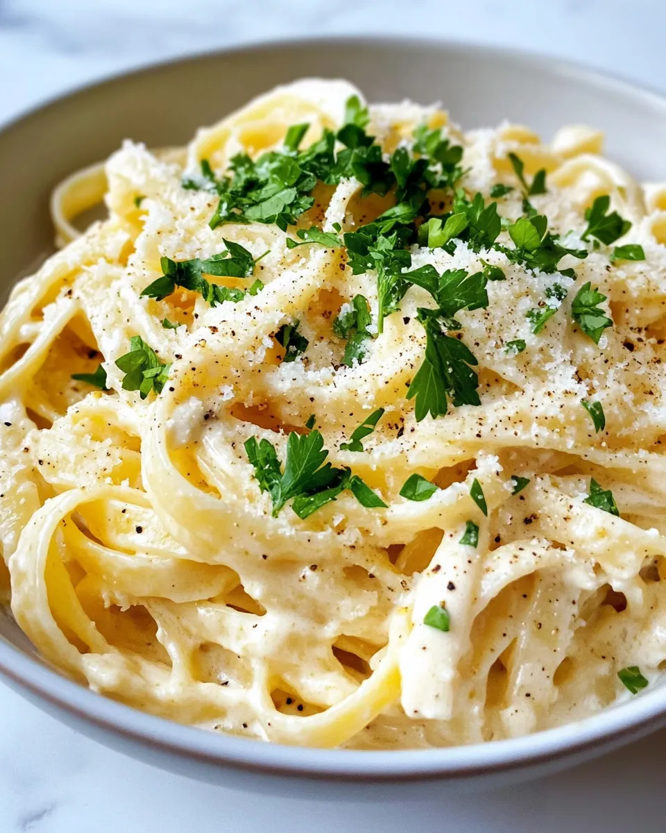 Easy Classic Ultra-Creamy Alfredo Fettuccine dish photo