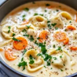 Homemade Creamy Boursin Tortellini Soup photo