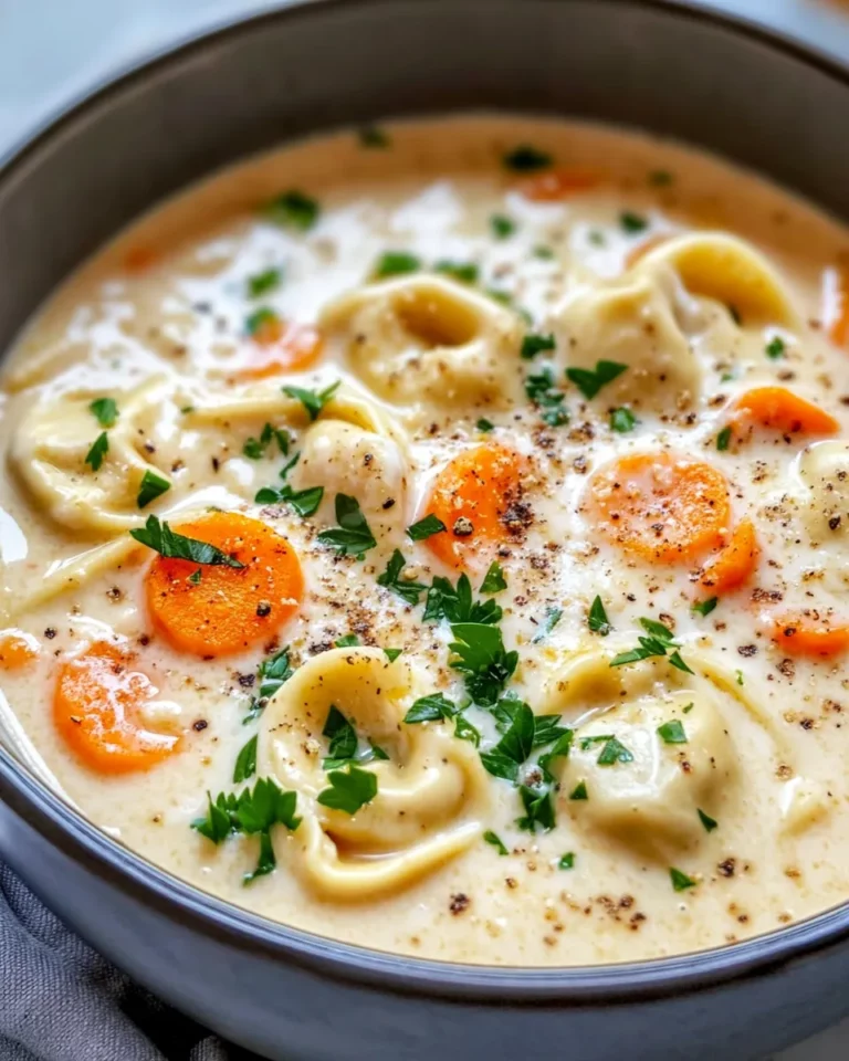 Homemade Creamy Boursin Tortellini Soup photo