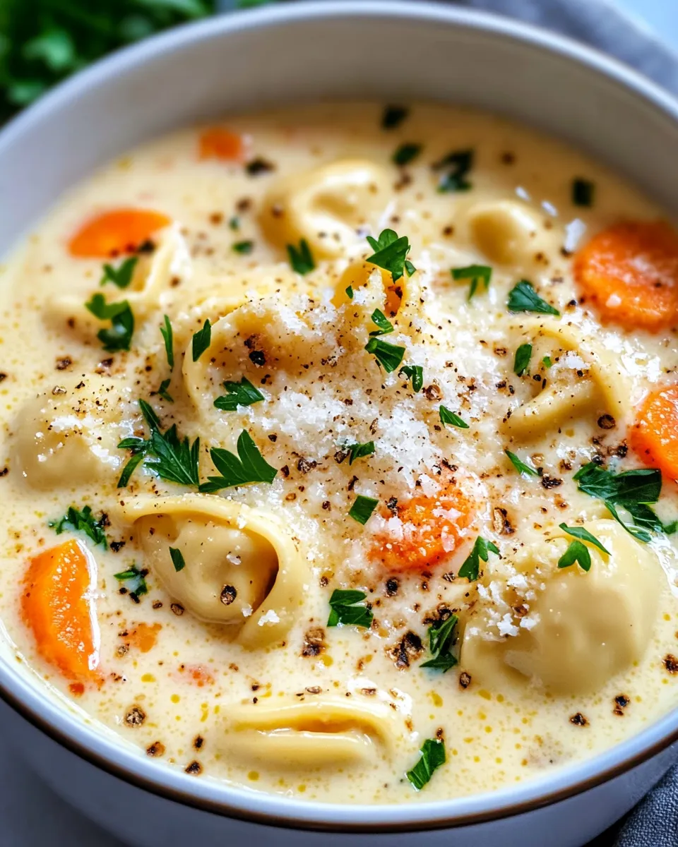 Classic Creamy Boursin Tortellini Soup image