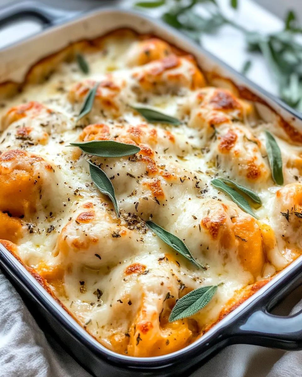 Classic Creamy Butternut and Sage Gnocchi Bake image