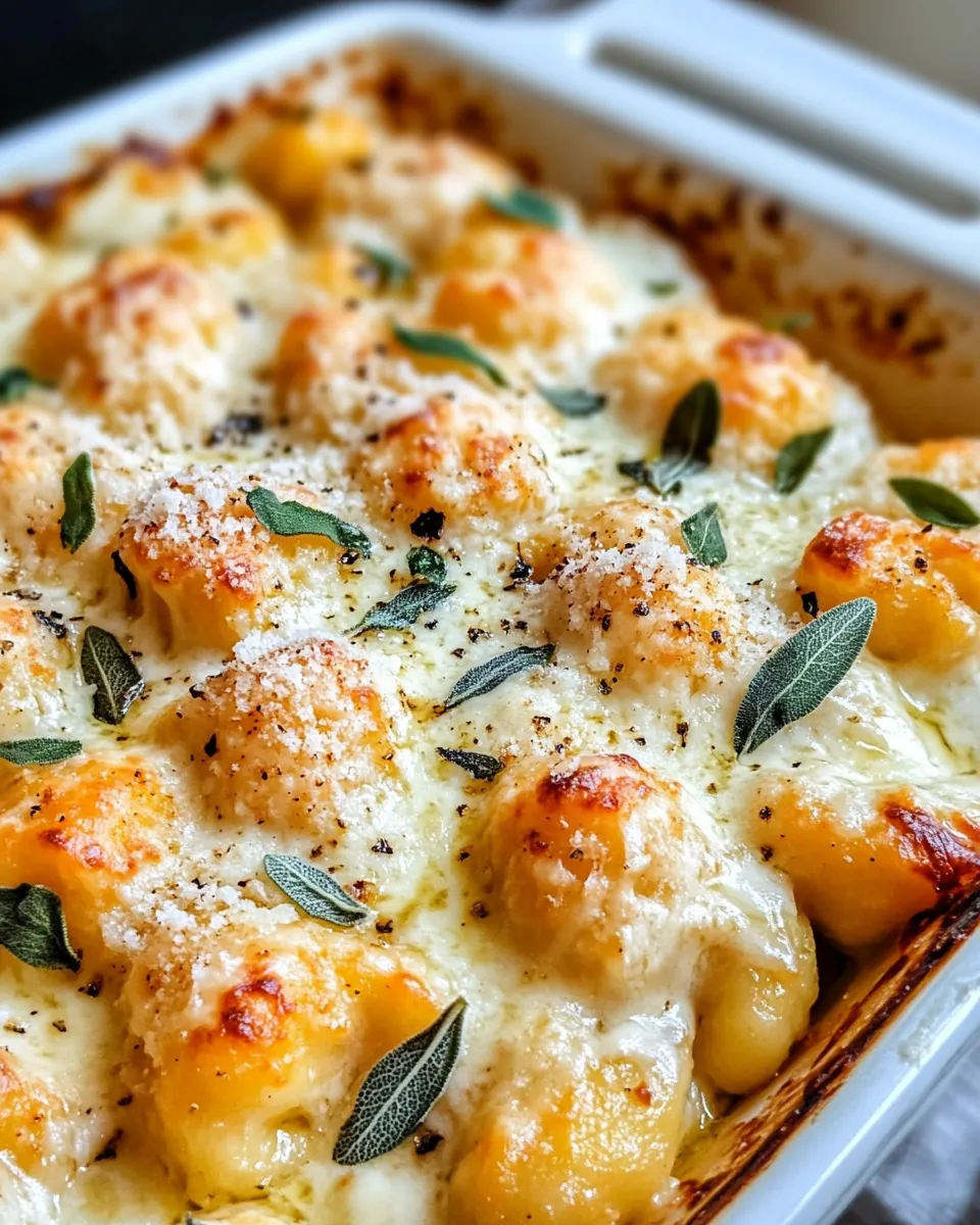 Delicious Creamy Butternut and Sage Gnocchi Bake dish photo