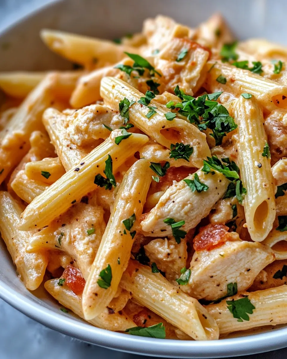Easy Creamy Chipotle Chicken Penne recipe photo