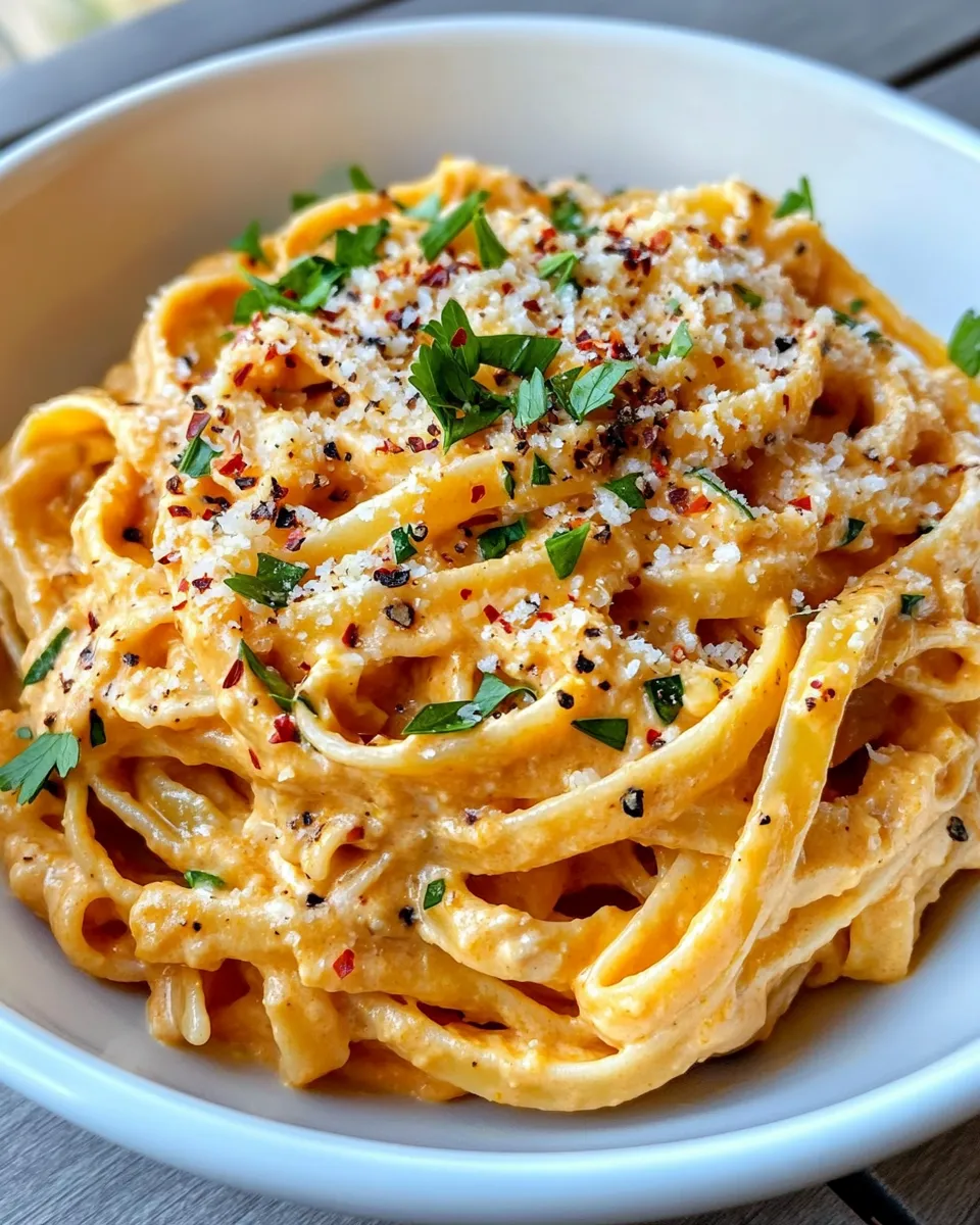 Easy Creamy Pumpkin Pasta with Chili Flakes recipe photo