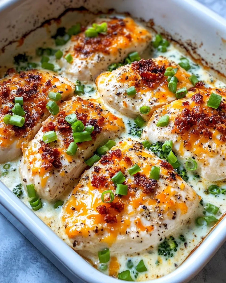 Homemade Creamy Ranch Chicken Bake (No Bacon) recipe photo