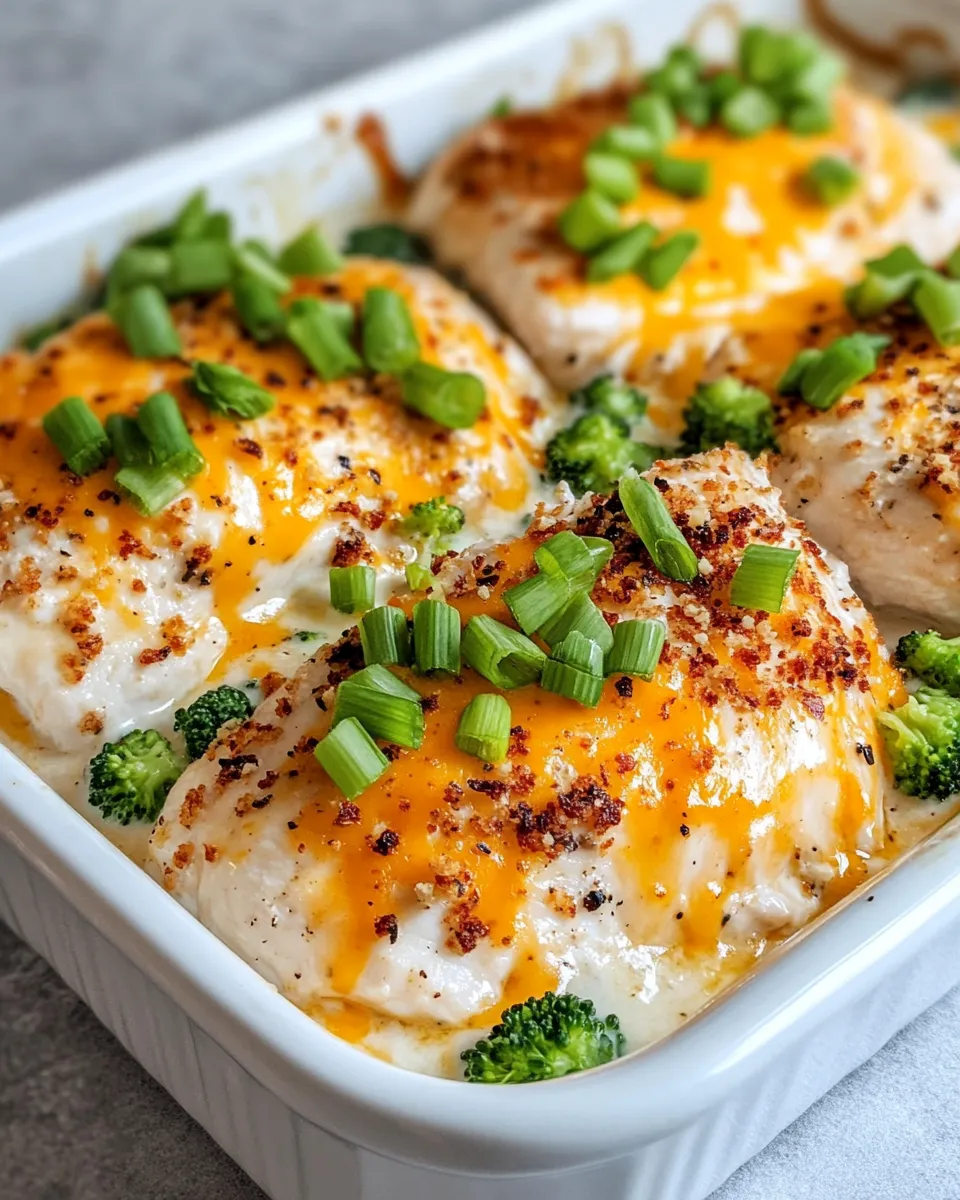 Easy Creamy Ranch Chicken Bake (No Bacon) food shot