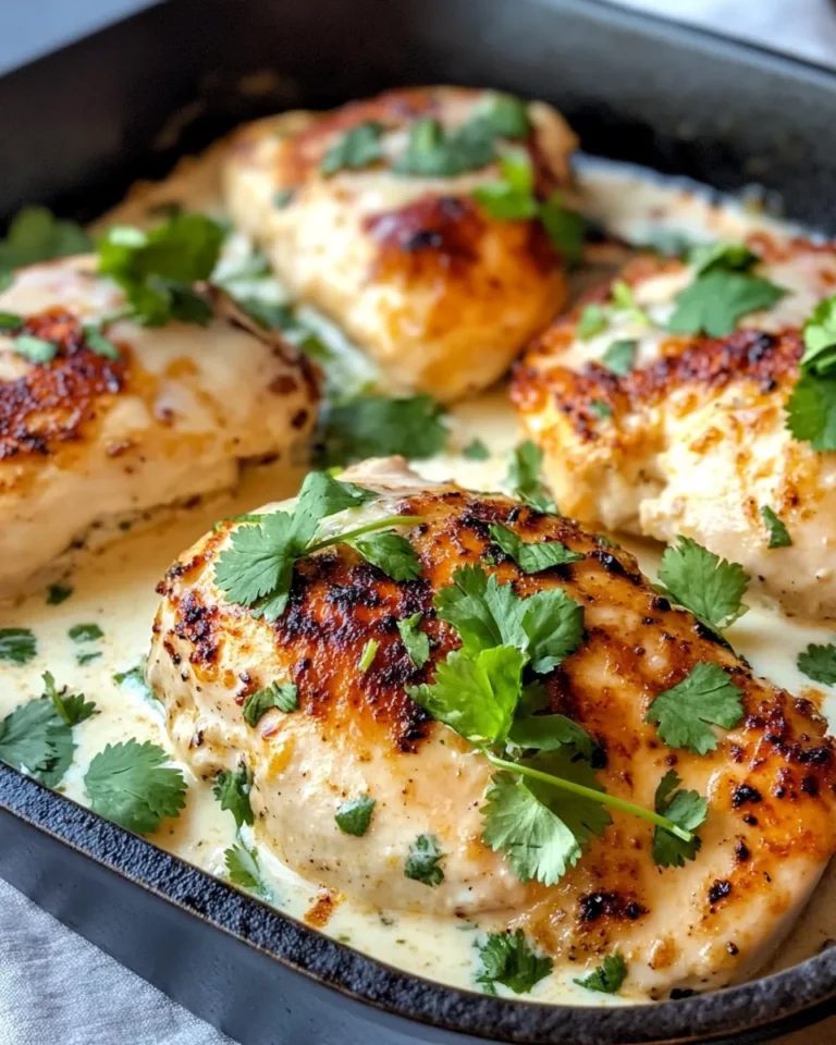 Homemade Creamy Roasted Poblano Chicken photo