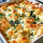 Homemade Creamy Spinach and Artichoke Gnocchi Bake photo