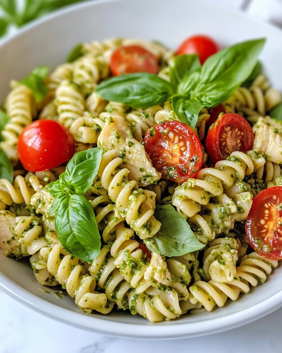 Classic Creamy Sunflower Pesto Fusilli (nut-free) recipe image