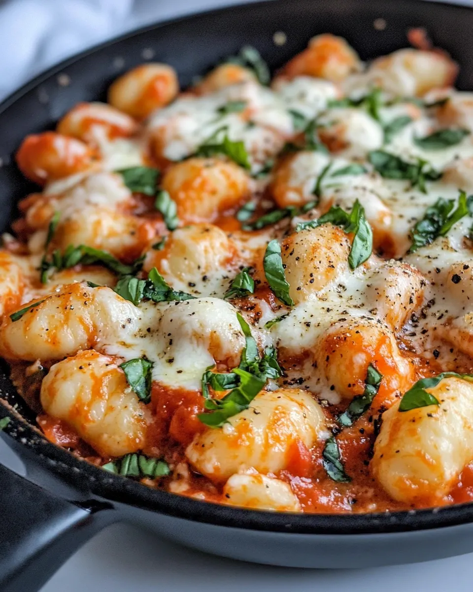 Classic Creamy Tomato Basil Mozzarella Gnocchi image