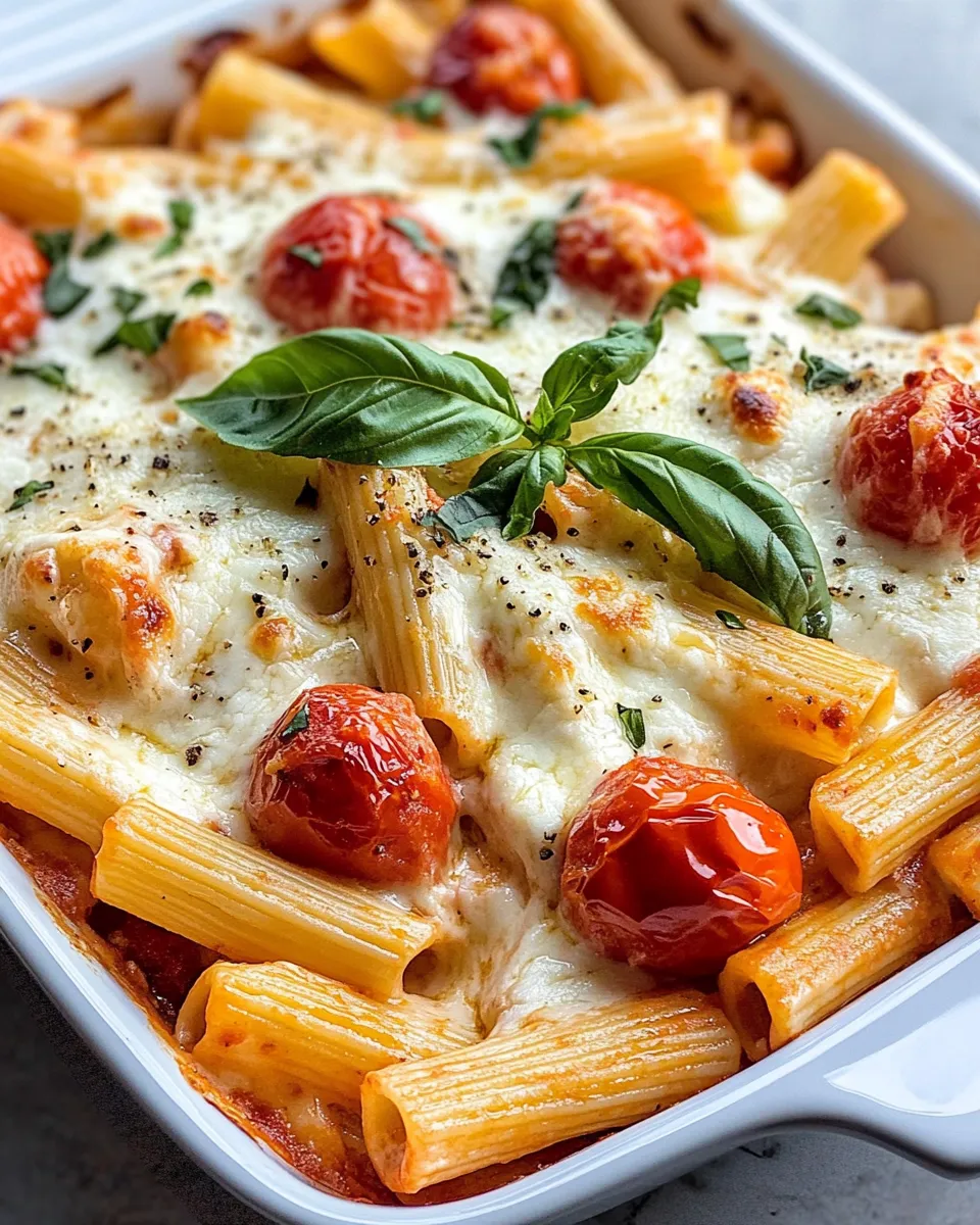 Homemade Creamy Tomato Goat Cheese Pasta Bake photo