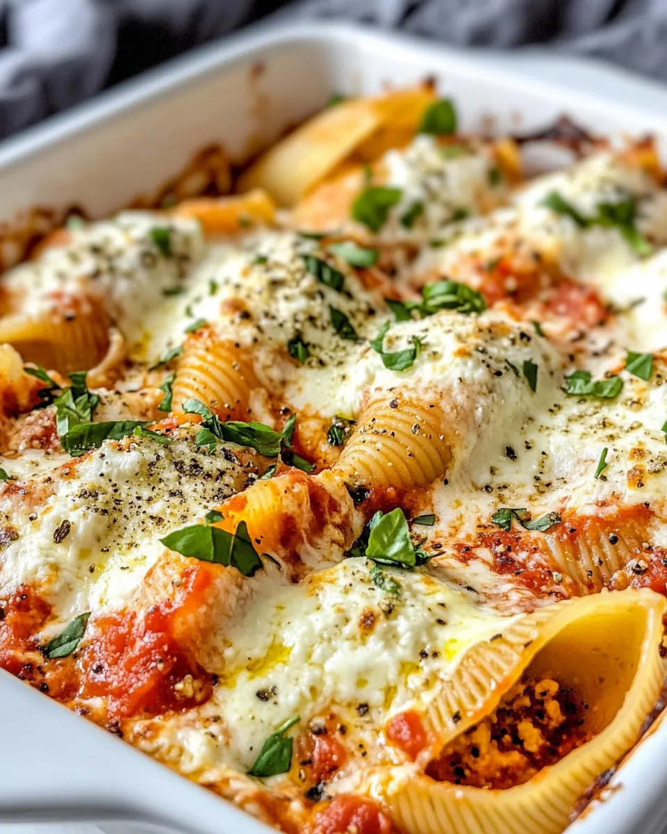Classic Creamy Tomato Ricotta Shells dish photo