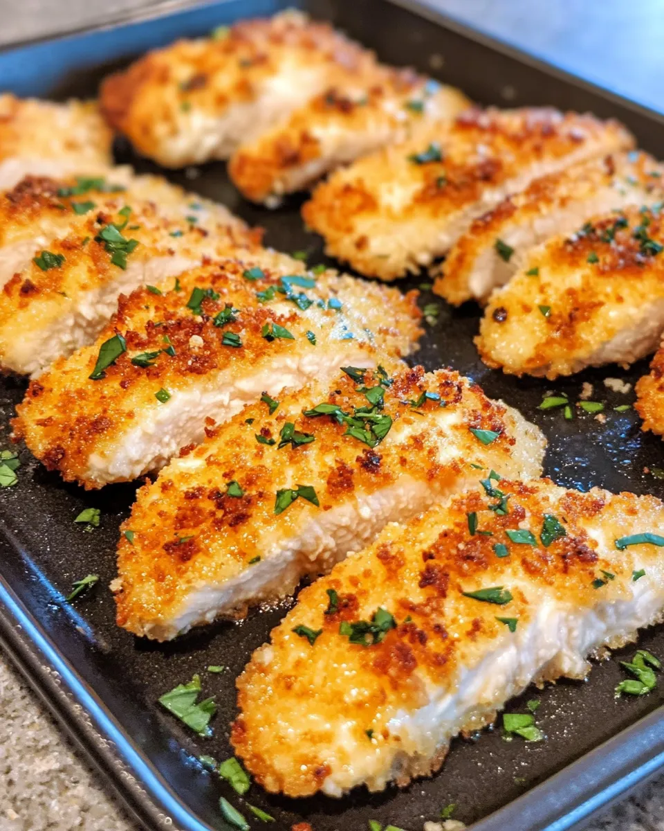 Classic Crispy Parmesan-Crusted Chicken Cutlets image