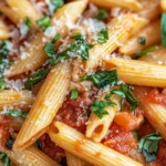 Homemade Fire-Roasted Arrabbiata Penne dish photo