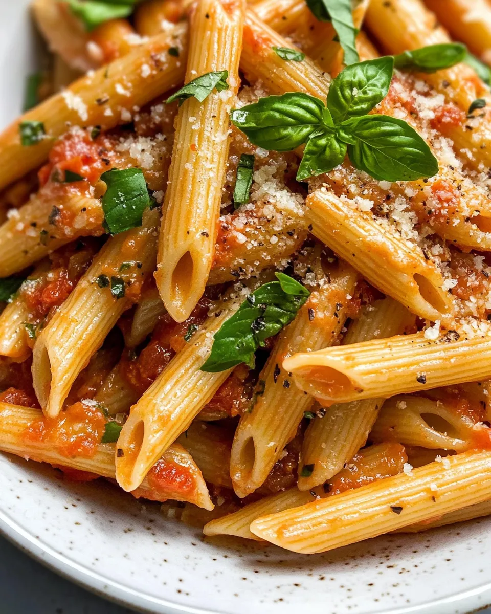 Classic Fire-Roasted Arrabbiata Penne recipe photo