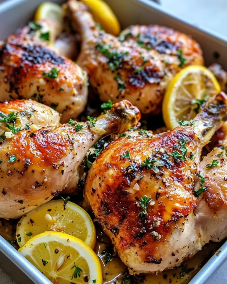 Homemade Garlic-Butter Roast Chicken with Pan Drippings photo