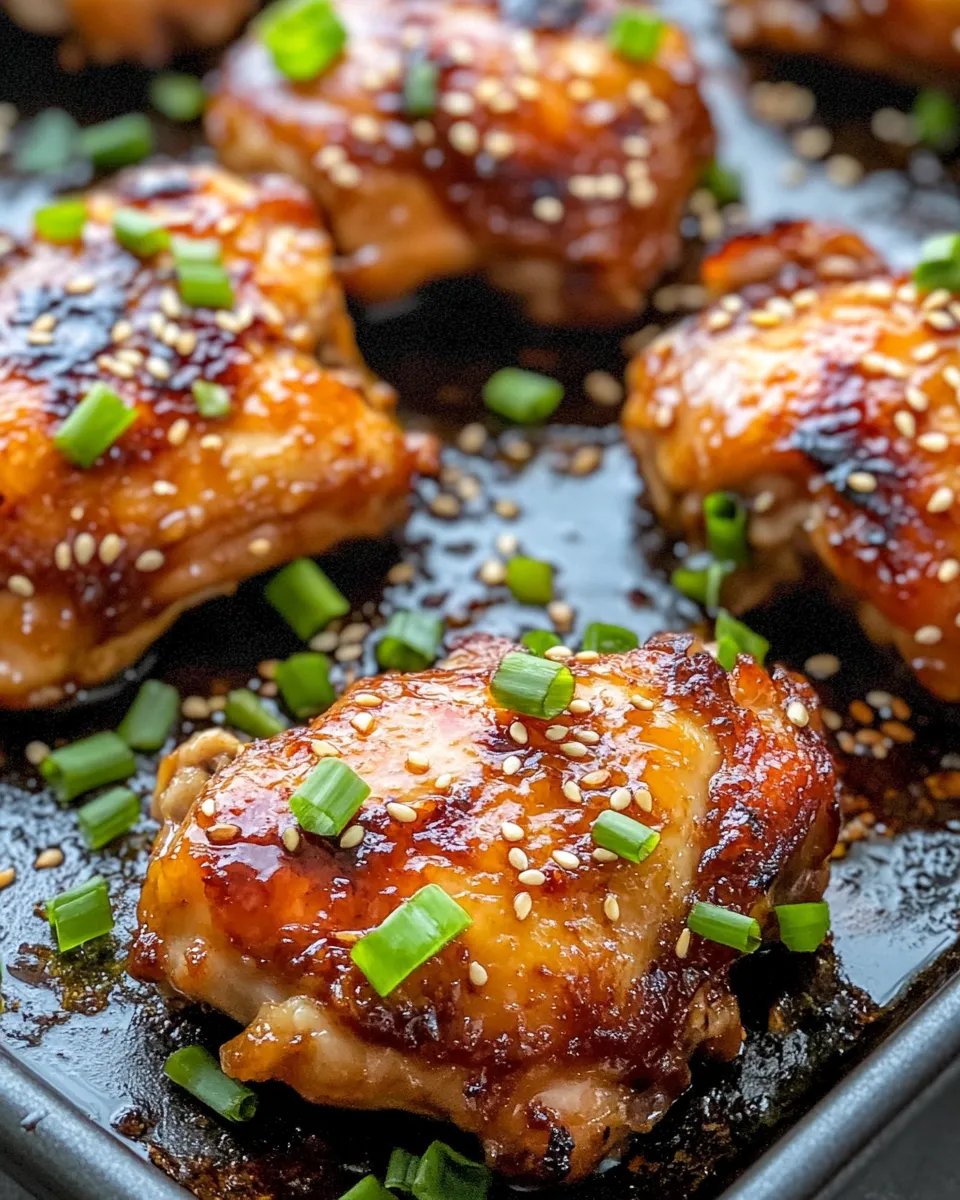 Classic Honey-Garlic Chicken Thighs (One-Pan) dish photo