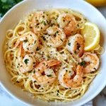 Delicious Lemon Butter Shrimp Linguine with Capers recipe photo