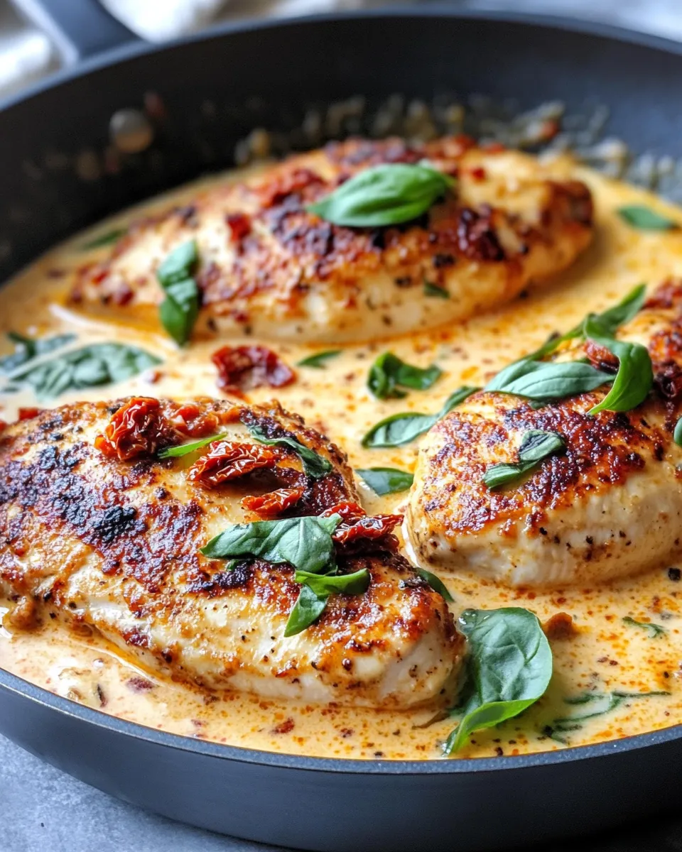 Homemade Marry Me Chicken (Creamy Sun-Dried Tomato Skillet) recipe photo