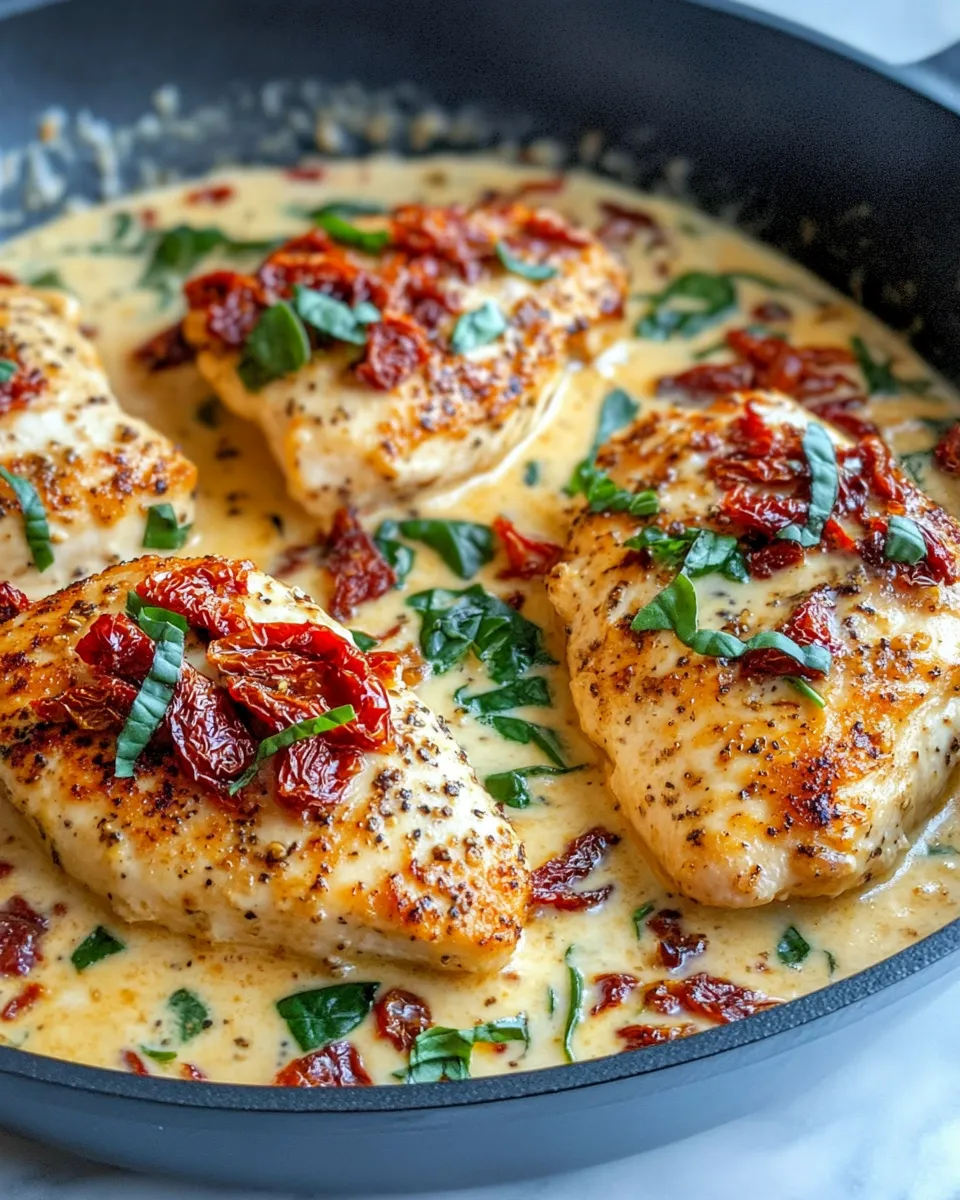 Classic Marry Me Chicken (Creamy Sun-Dried Tomato Skillet) dish photo