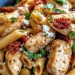 Homemade Mediterranean Chicken Pasta with Sun-Dried Tomatoes recipe photo