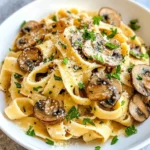 Homemade Mushroom Marsala-Style Tagliatelle (no wine) recipe photo