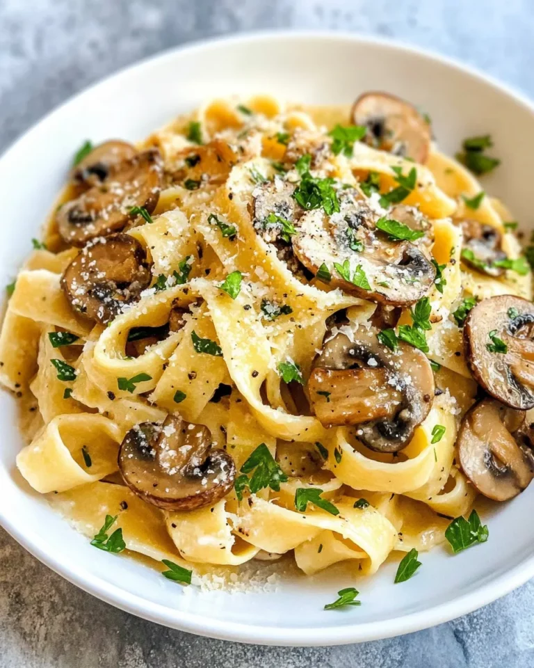 Homemade Mushroom Marsala-Style Tagliatelle (no wine) recipe photo