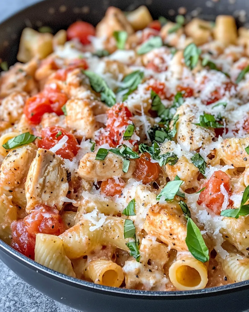 Classic One-Pot Creamy Tomato Chicken Cavatappi image