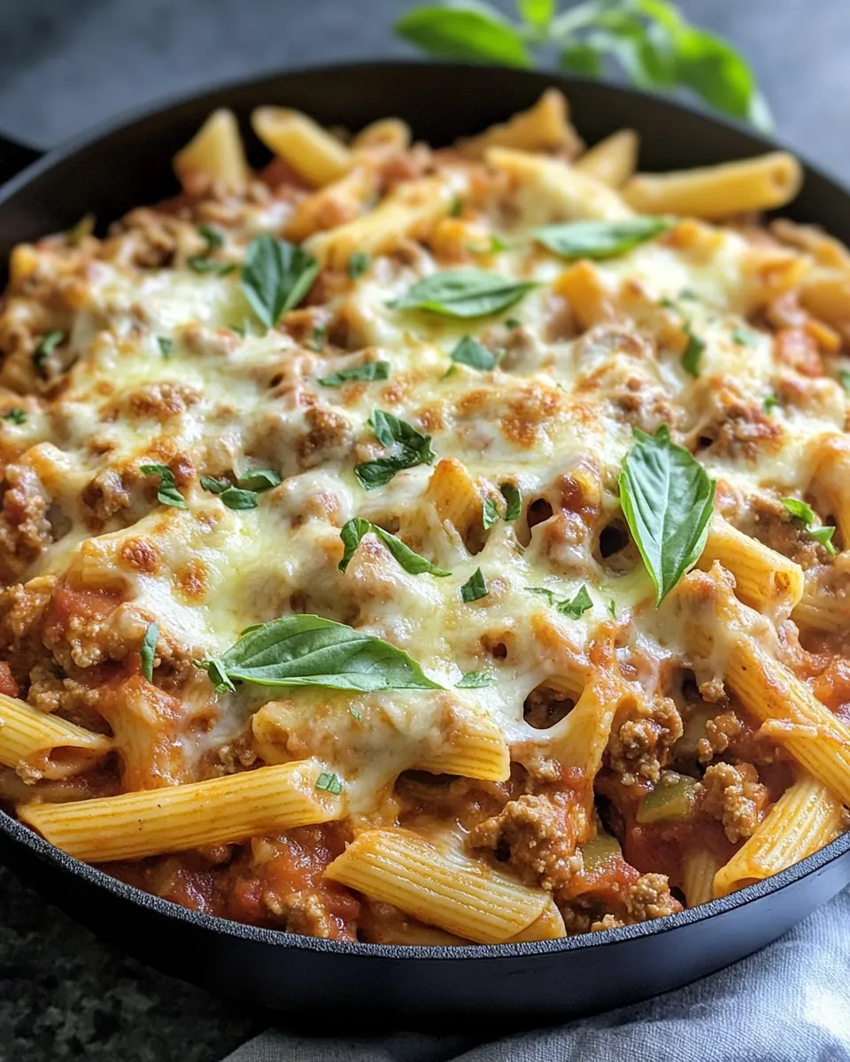 Classic One-Skillet Baked Ziti (No Parboil) dish photo