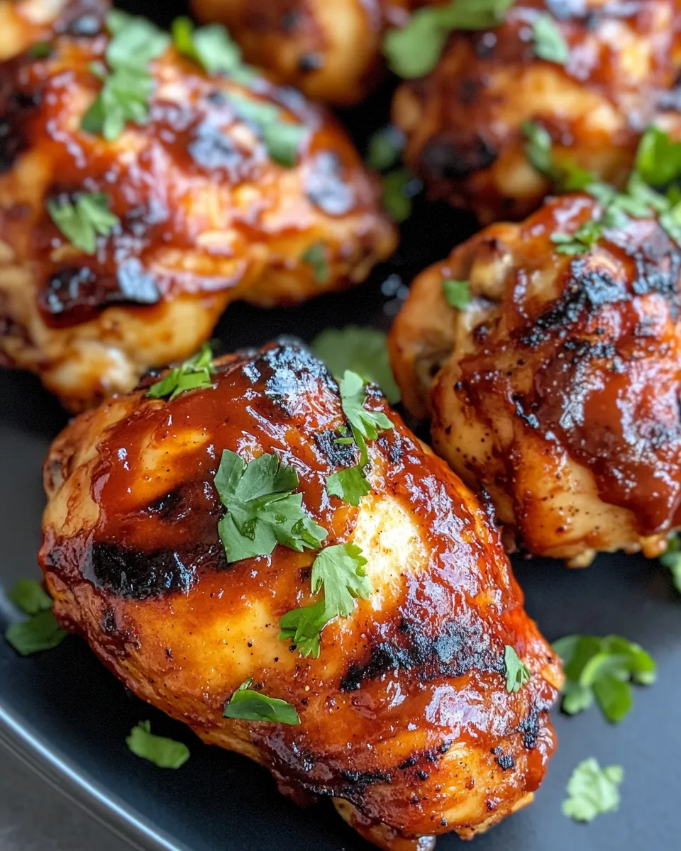 Classic Oven-BBQ Chicken Thighs (Extra Juicy) recipe image