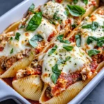 Homemade Pesto Chicken Mozzarella Stuffed Shells photo