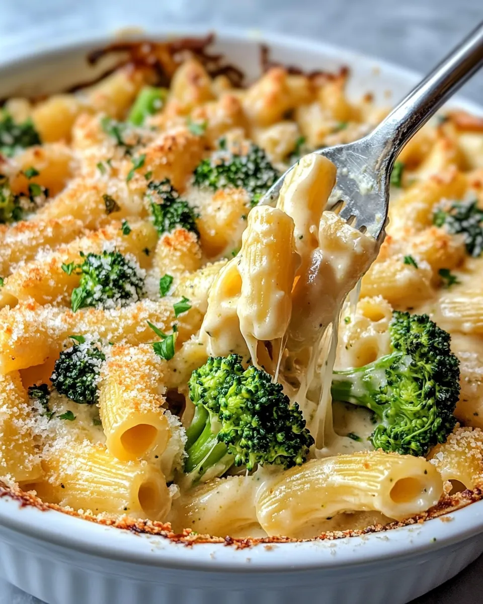 Classic Roasted Broccoli Cheddar Mac and Cheese image
