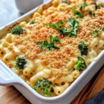 Homemade Roasted Broccoli Cheddar Macaroni photo