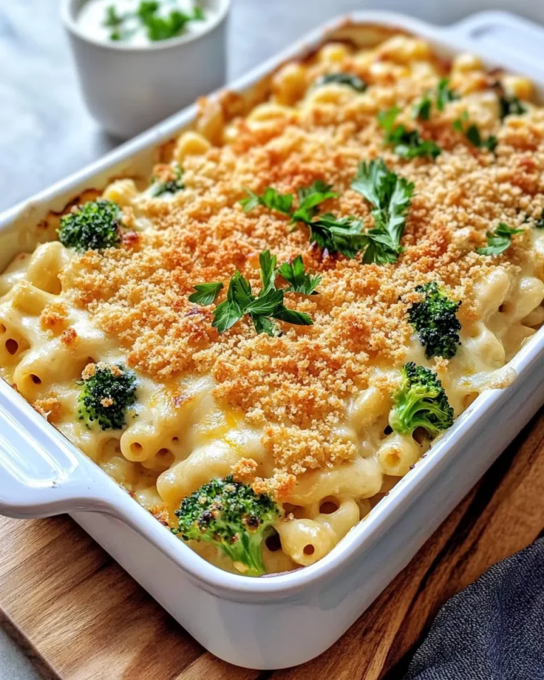 Homemade Roasted Broccoli Cheddar Macaroni photo