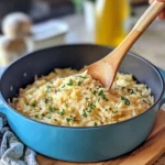 Homemade Roasted Garlic Parmesan Orzo Risotto photo