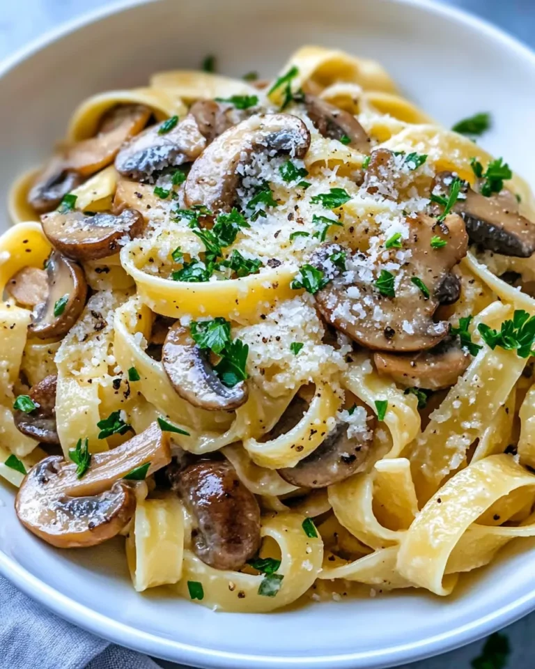 Homemade Roasted Mushroom Truffle-Style Tagliatelle (no alcohol) photo