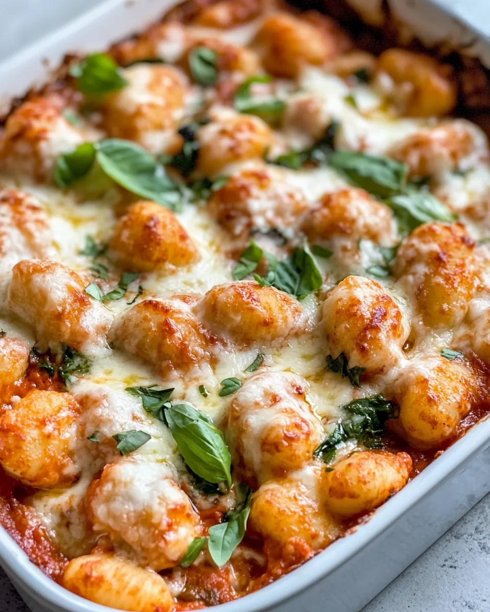 Delicious Roasted Red Pepper Gnocchi Bake picture