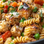 Delicious Smoky Paprika Chicken Rotini Skillet recipe photo