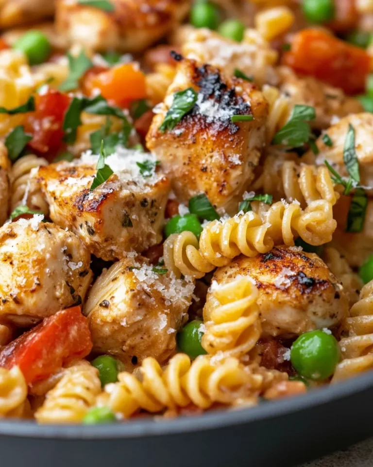 Delicious Smoky Paprika Chicken Rotini Skillet recipe photo