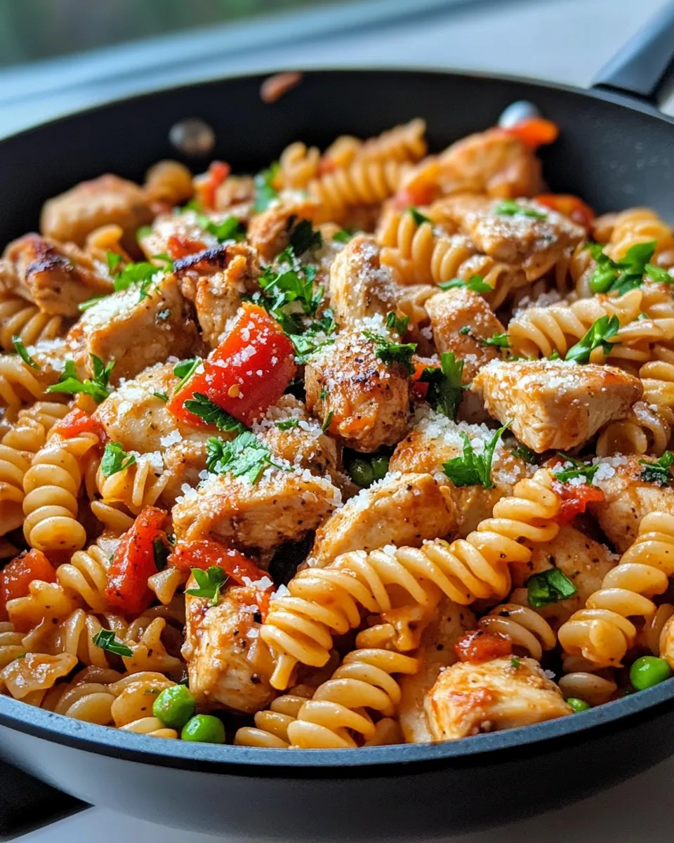 Classic Smoky Paprika Chicken Rotini Skillet image